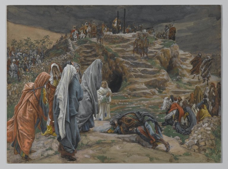 Brooklyn Museum - The Holy Women Watch from Afar (Les saintes femmes observent de loin) - James Tissot